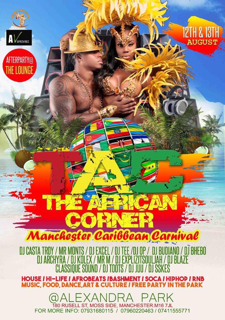 the african corner manchester caribbean carnival